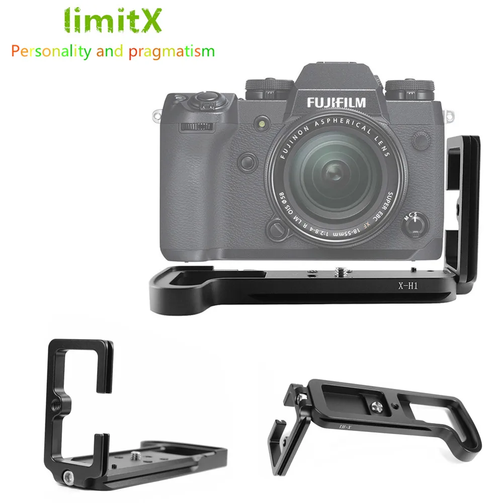 Быстроразъемный l-образный кронштейн держатель рукоятки для Fuji Fujifilm X-H1 XH1 цифровой камеры для Benro Arca швейцарская Штативная головка