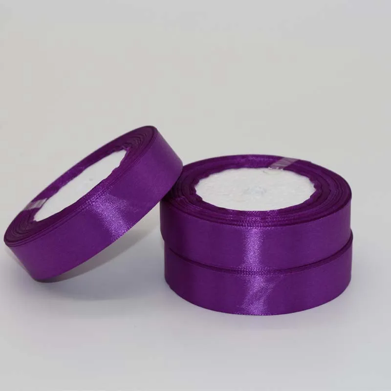 Красивая шелковая атласная лента 25 ярдов 22 м украшение для свадебной вечеринки