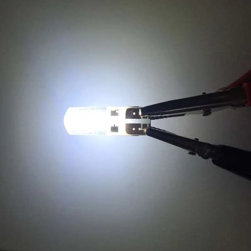 10x12V W5W T10 клиновидный COB светодиодный автомобильный Canbus Клиренс Лицензия купол