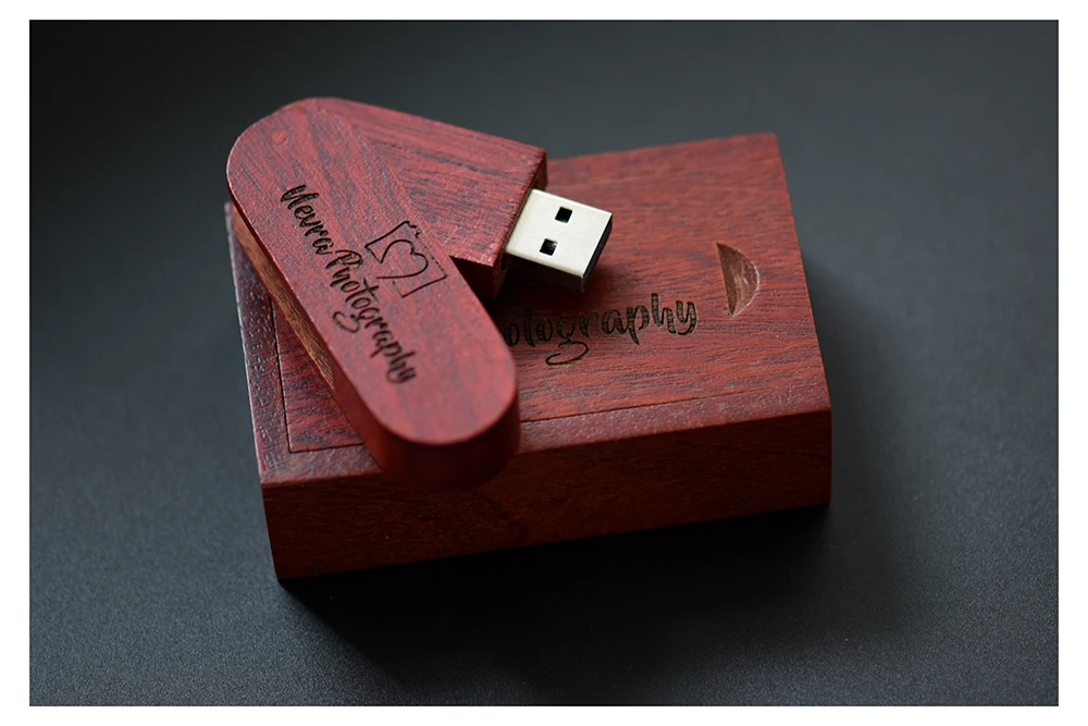 JASTER USB 2,0 деревянный логотип на заказ вращающийся деревянный флеш-накопитель карта памяти, Флеш накопитель 4G 8G 16GB 32GB 64GB креативный накопитель