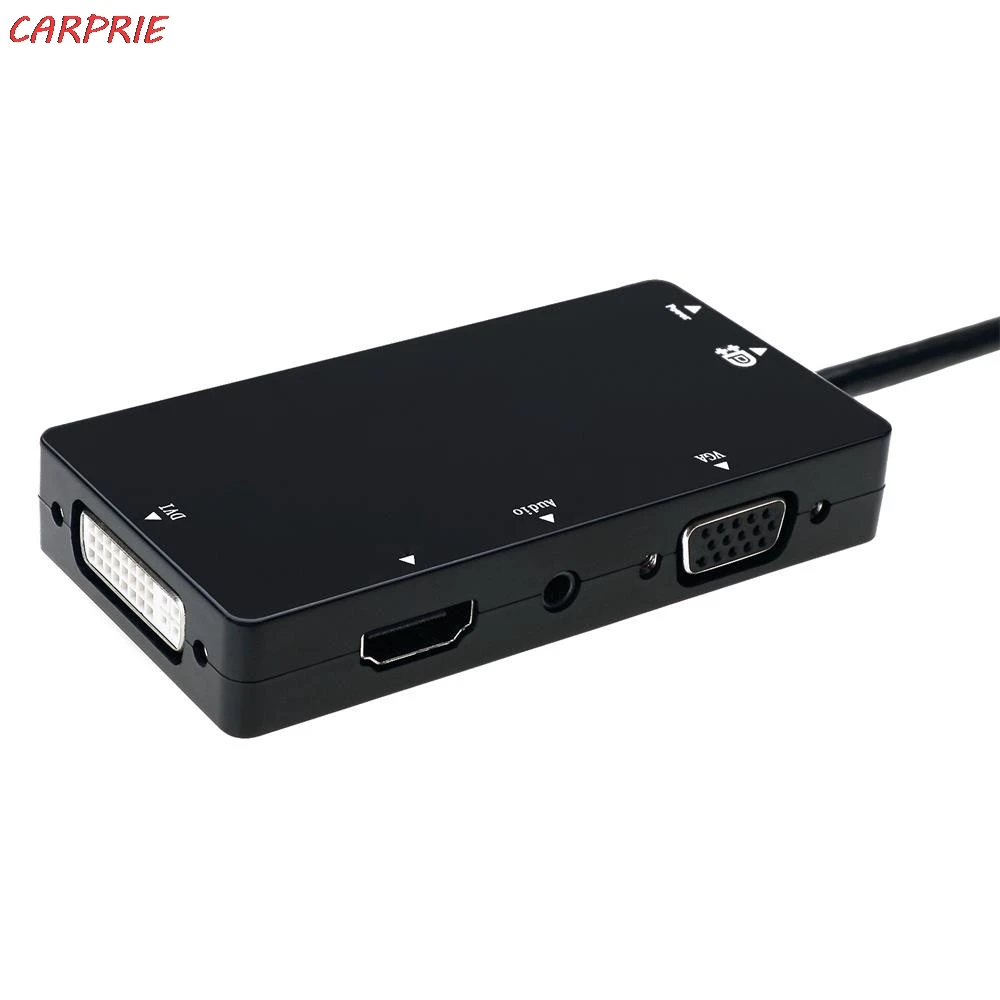 CARPRIE 4 в 1 DisplayPort DP к VGA HDMI DVI аудио USB адаптер кабель конвертер для ПК Z30409 |