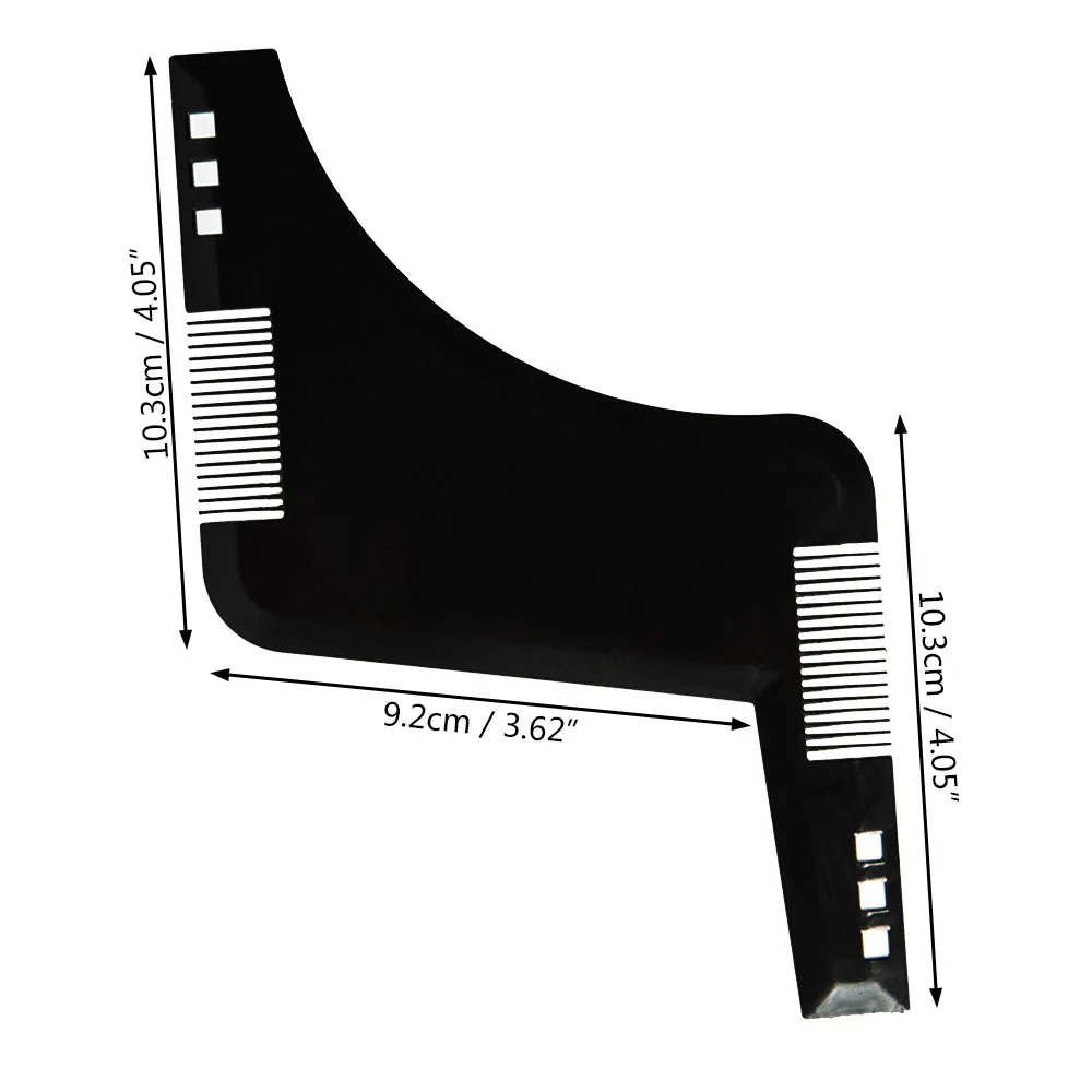 Beard Straightening Comb Shaping Tool Hair Trim Shaper Template Guide for Shaving or Stencil Brush | Красота и здоровье