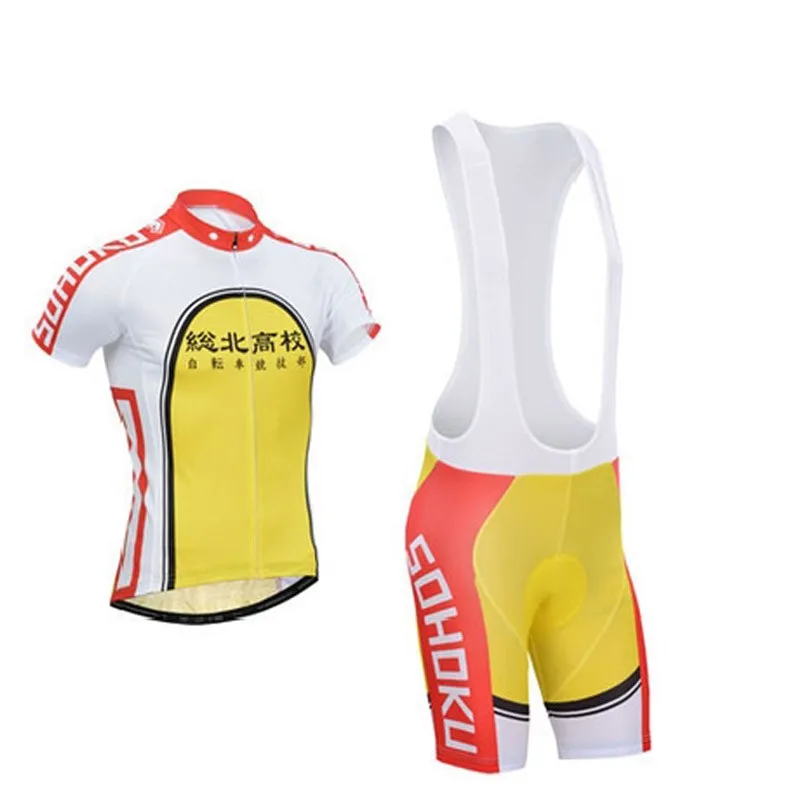 Yowamushi педаль sohoku Майо Велоспорт Джерси одежда Ropa Ciclismo рок велосипедная форма MTB велосипед одежда Велоспорт одежда