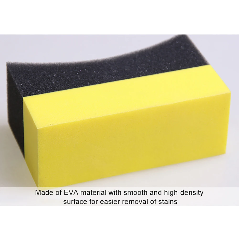 2 Pcs Auto U Shape Tire Wax Polishing Compound Sponge Bend Tyre Brush Car Cleaning Sponge|car cleaning sponge|brush car cleaningcar |