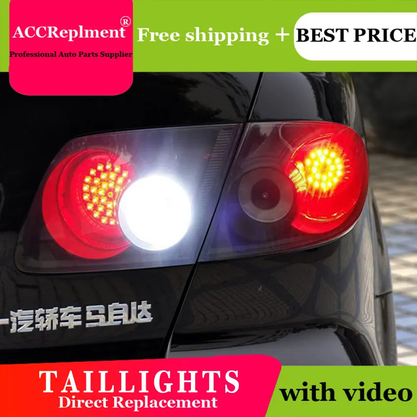

2PCS Car Styling for mazda6 Taillights 2003-2008 for mazda6 LED Tail Lamp+Turn Signal+Brake+Reverse LED light