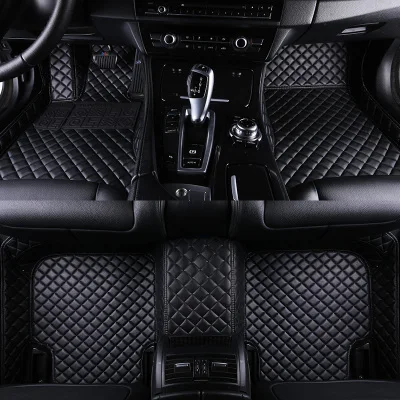all black HLFNTF теперь пользовательские автомобильные коврики для Hummer H2 H3 H3T подходит автомобильные аксессуары arpet авто наклейки - Название цвета: all black