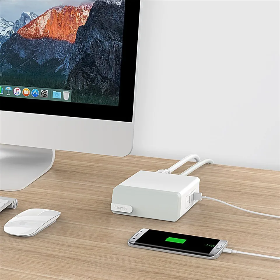 Зарядное устройство EasyAcc с 3 USB-портами 7 2 А смарт-адаптера для мобильный телефон |