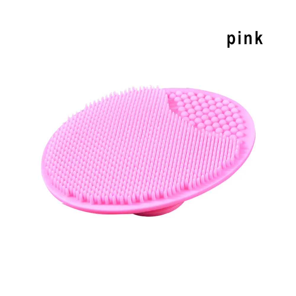 Pooypoot силиконовые очищающие подушечки щётка для умывания лица отшелушивающая Очистка для удаления черных точек инструменты для ухода за кожей лица доступны 5 цветов - Цвет: pink