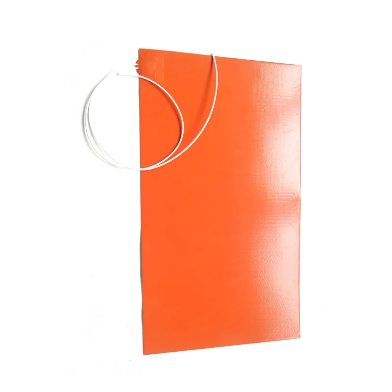 250*440*1.5mm silicone rubber heater 36v 110w adhesive 612 glue 400mm lead wire come out from corner of 440mm side | Дом и сад