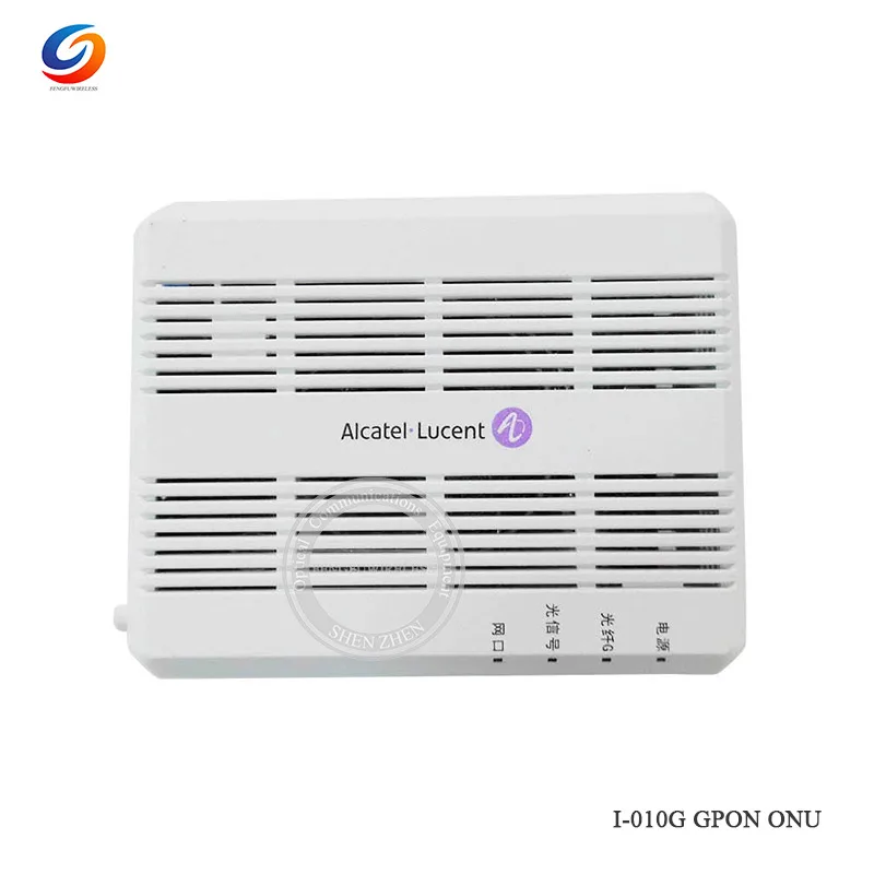 10 шт. оригинальный Alcatel Lucent Bell I 010G GPON ONU FTTH ONT с 1 GE ethernet портом SC/UPC вход английская