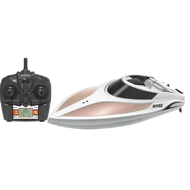 Скоростная радиоуправляемая лодка H102 2 4 ГГц канала 30 км/ч|racing boat|rc boatrc speedboat |
