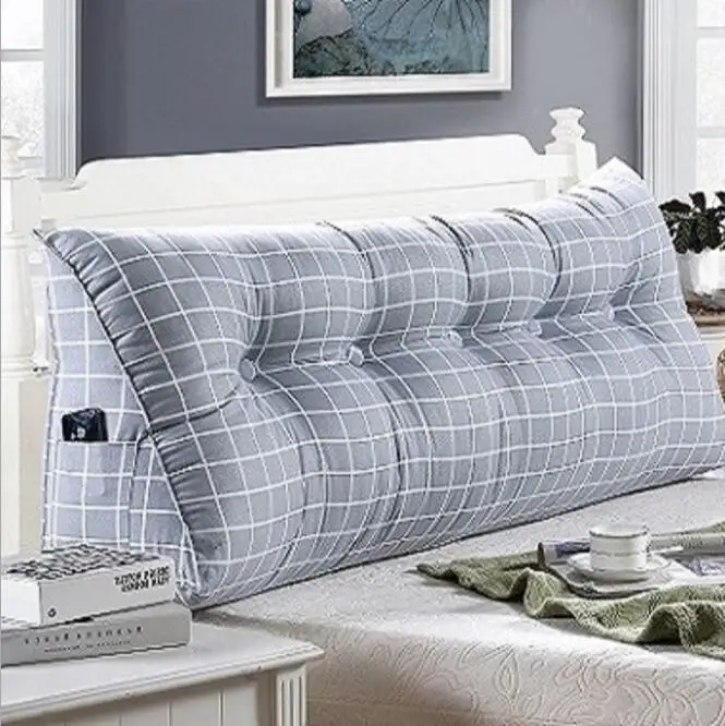 color4 50x120 см, роскошная хлопковая большая длинная подушка на танкетке, стандартная Подушка для спины, подушка для отдыха, подушка для чтения, подушка для кровати - Цвет: color4