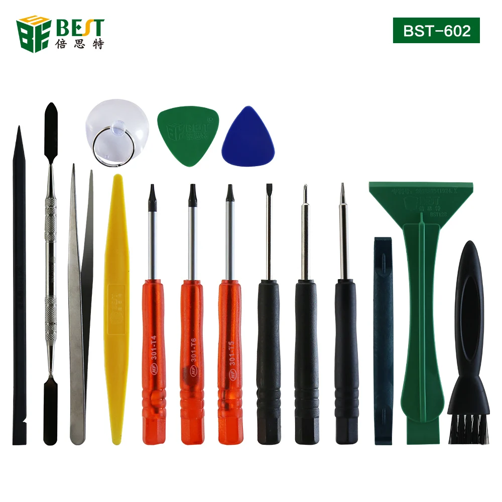 

BST-602 17in1 Mobile Phone Repair Tools Kit Screwdriver Opening Tool Disassemble Tools for iphone samsung Smart phone