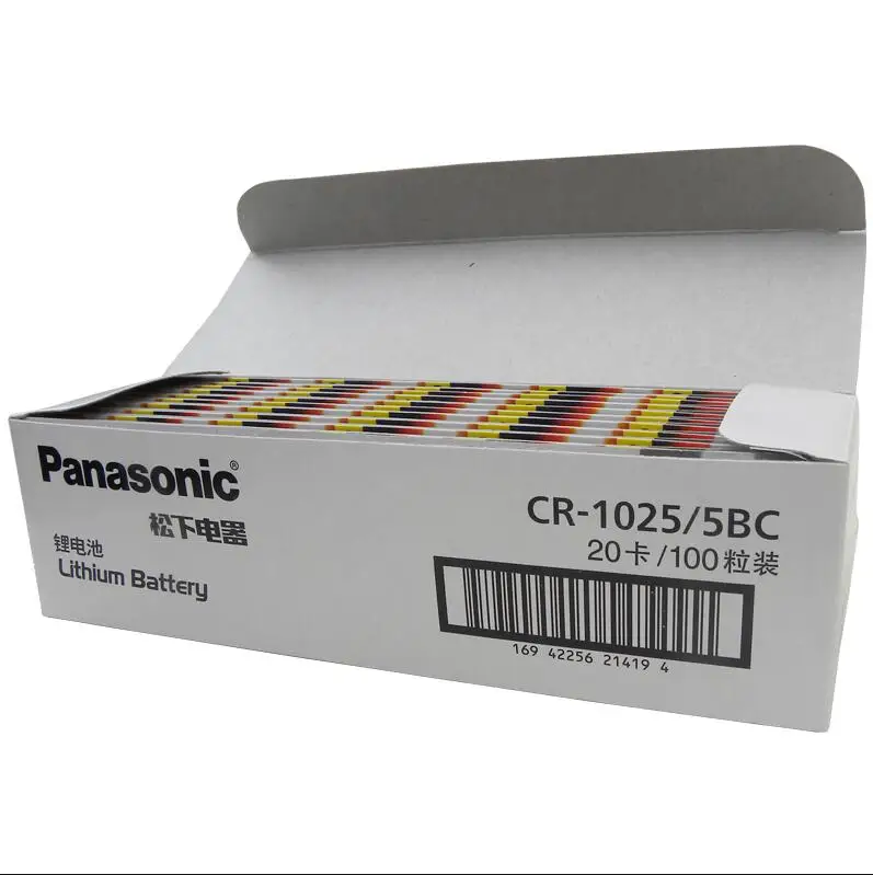 10 шт./лот новый оригинальный Panasonic CR1025 CR 1025 3V литиевая батарейка батарейки|cr 1025|coin
