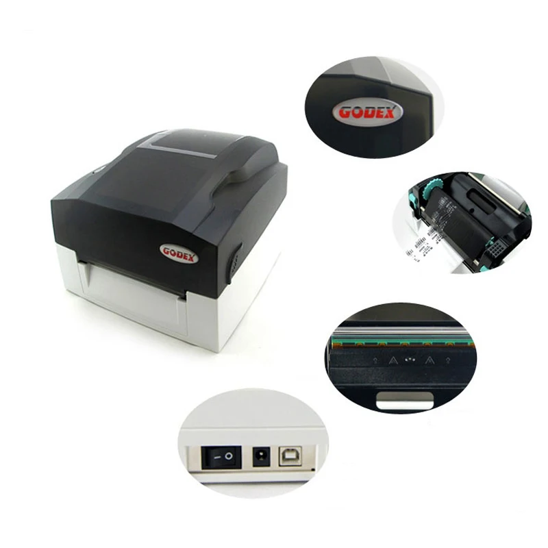 Godex EZ 1105 108 мм этикетки и поддержки принтер штрих кодов Термальность передачи