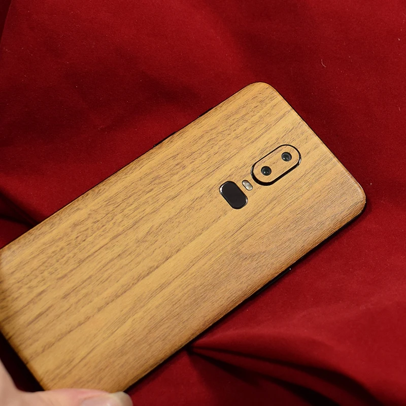 Для 1 + 6 6T деревянная Защитная пленка для Oneplus задней панели телефона наклейка