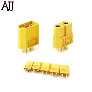 5 шт. Amass XT60 штекеры сплошной разъем цилиндрический штекер Женский подлинный для RC батарея ESC Квадрокоптер лодка вертолет