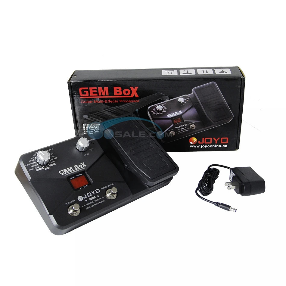 JOYO GEM BOX Pedal гитарный многоэффектный процессор Powere 9 В DC адаптер назначение Expression 25