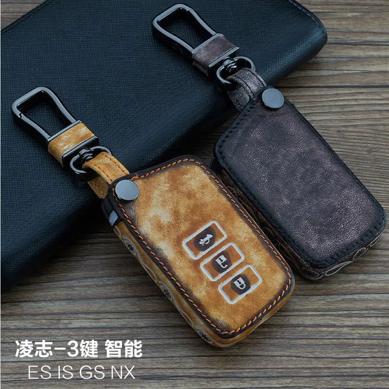 Кожаная Автомобильная цепь для ключей брелок Чехол кошелек Lexus IS250 RX270 RX350 RX300 CT200H