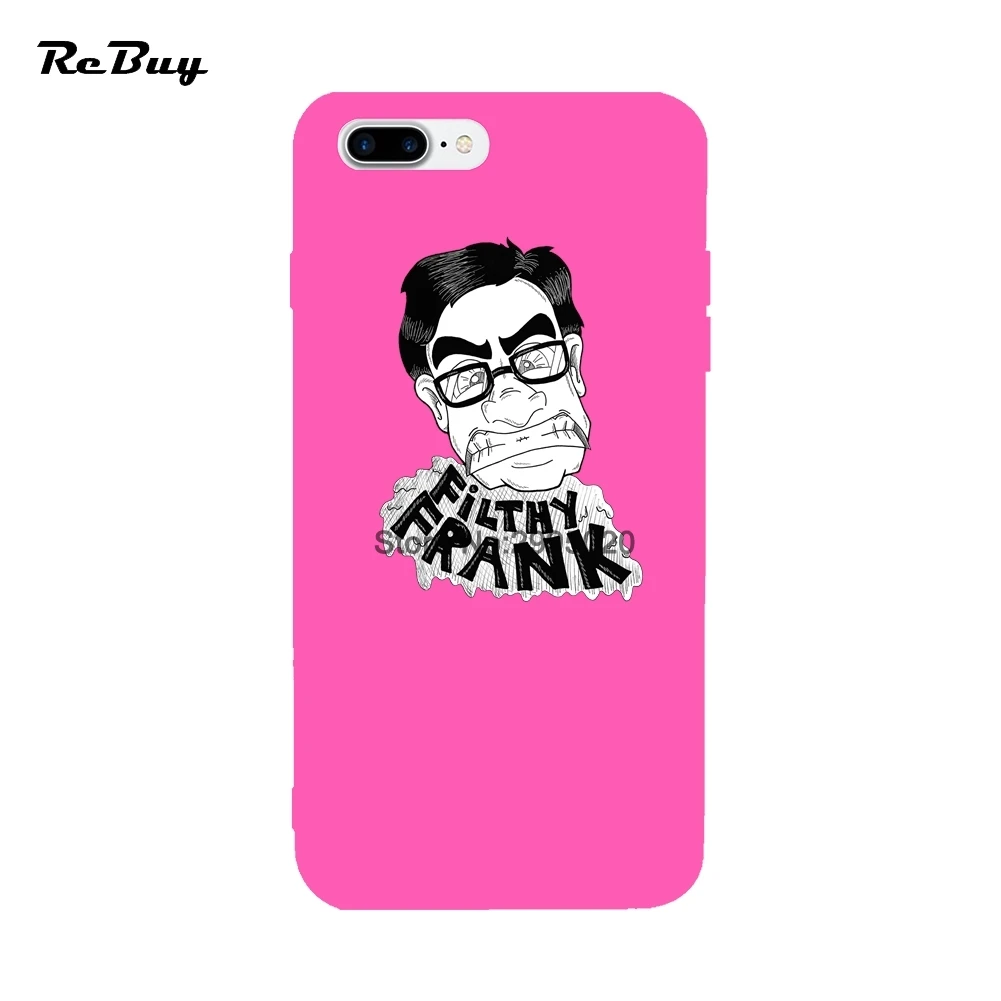 Filthy Frank Soft TPU Colorful Back Cover Cases For iPhone Case 6 6S 7 8 X Plus 4.7/5.5 Inch |