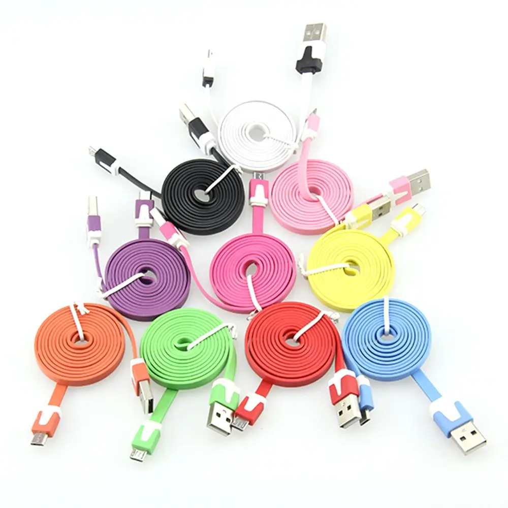 1 м 2 3 плоский зарядный usb-кабель для синхронизации данных 8Pin iPhone iPad mini ipod nano ios Micro