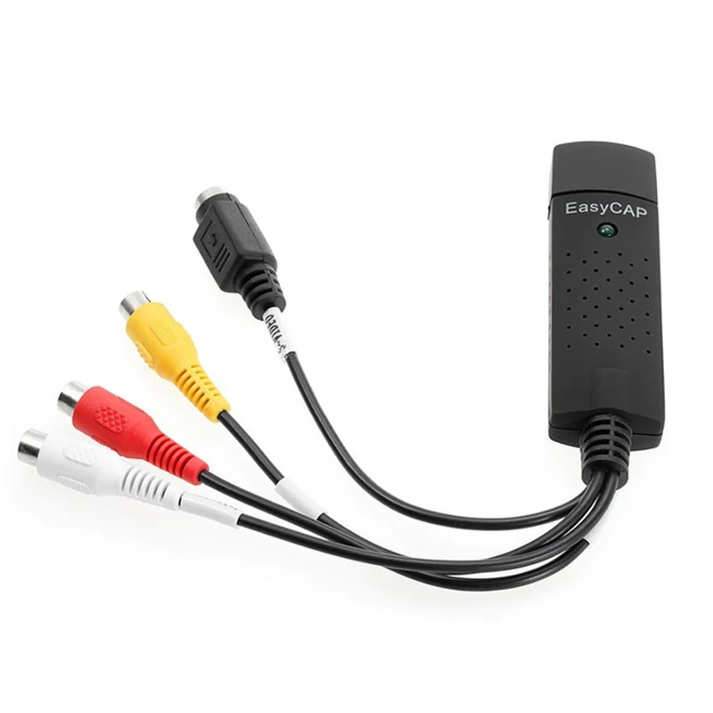 Адаптер видеозахвата ult best Easycap USB2.0 для ПК ноутбука USB 2 0 Карта ТВ тюнер VCR DVD AV RCA