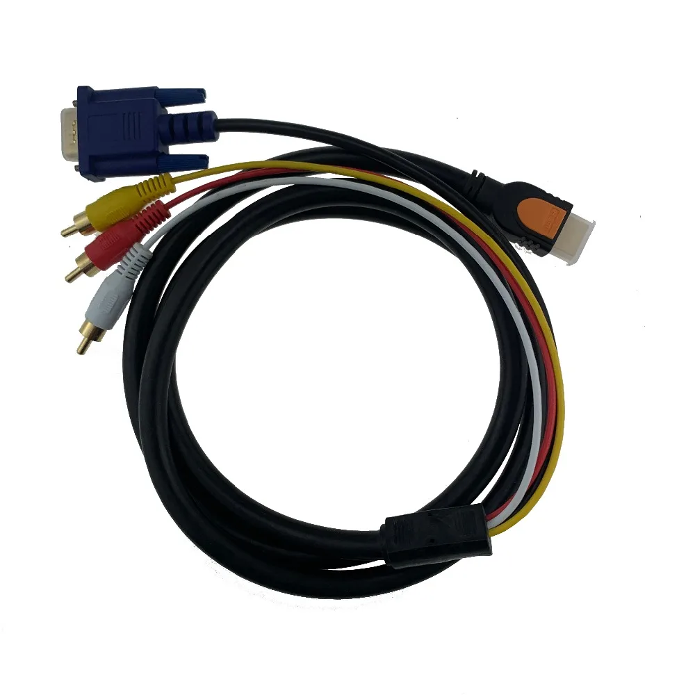 Кабель HDMI/AV VGA 1 5 м черный | Электроника