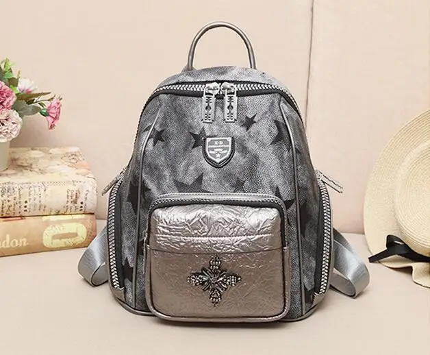 2019 Новый женский рюкзак стильный водонепроницаемый тренд женская сумка деловая