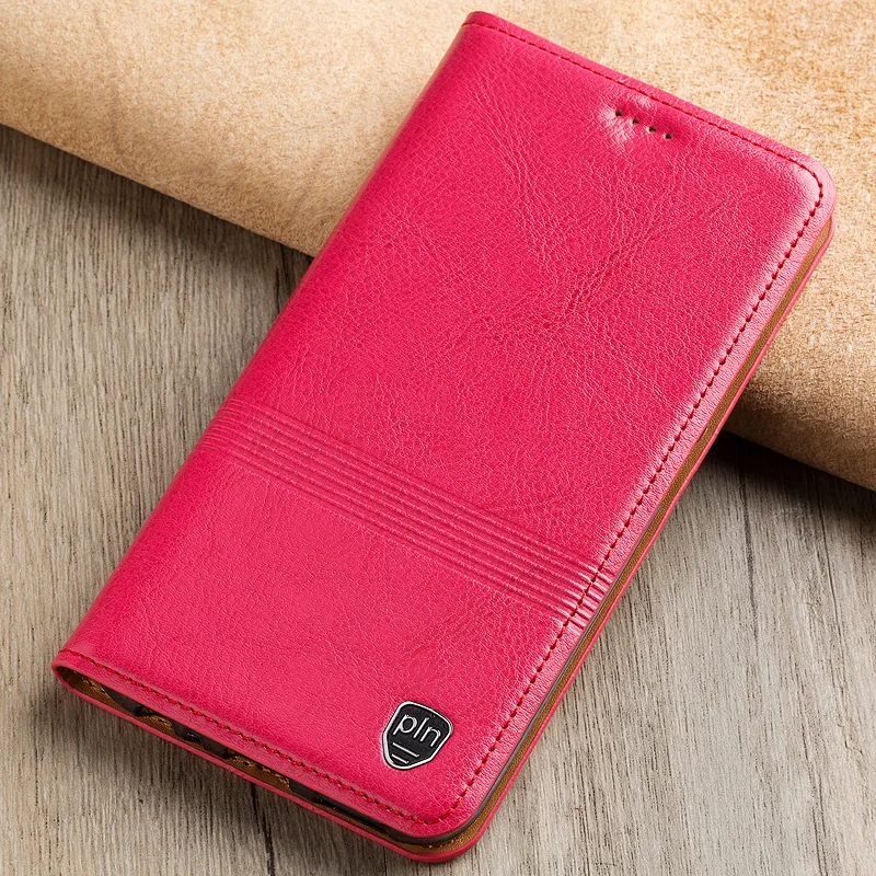 Чехол подставка из натуральной кожи для ZTE AXON 7 A2017 Магнитный флип чехол Mini / AXON7 Max