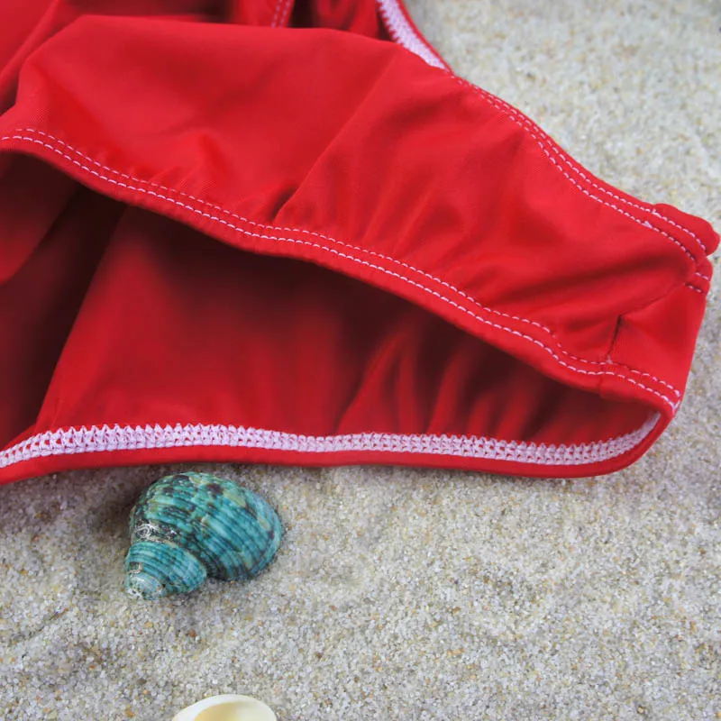 Купальник с открытой спинкой монокини бандо Цельный купальник стринги высокая