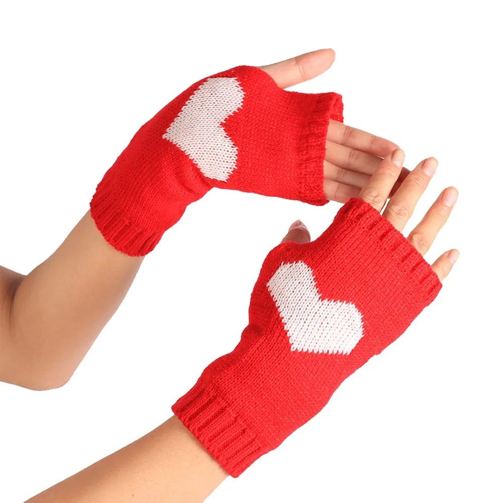 Gloves Winter Hand Fashion New arrival Warmer Knitted Wrist Long Fingerless Vintage Mitten NM72 |