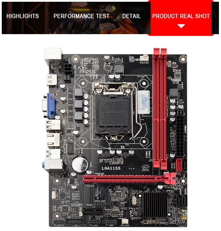 B75 lga1155 настольные компьютеры материнская плата SATA3.0 USB3.0 Intel B75 Настольный вентилятор используется LGA1155 для i3 i5 i7 Процессор поддержка ddr3 ПАМЯТЬ