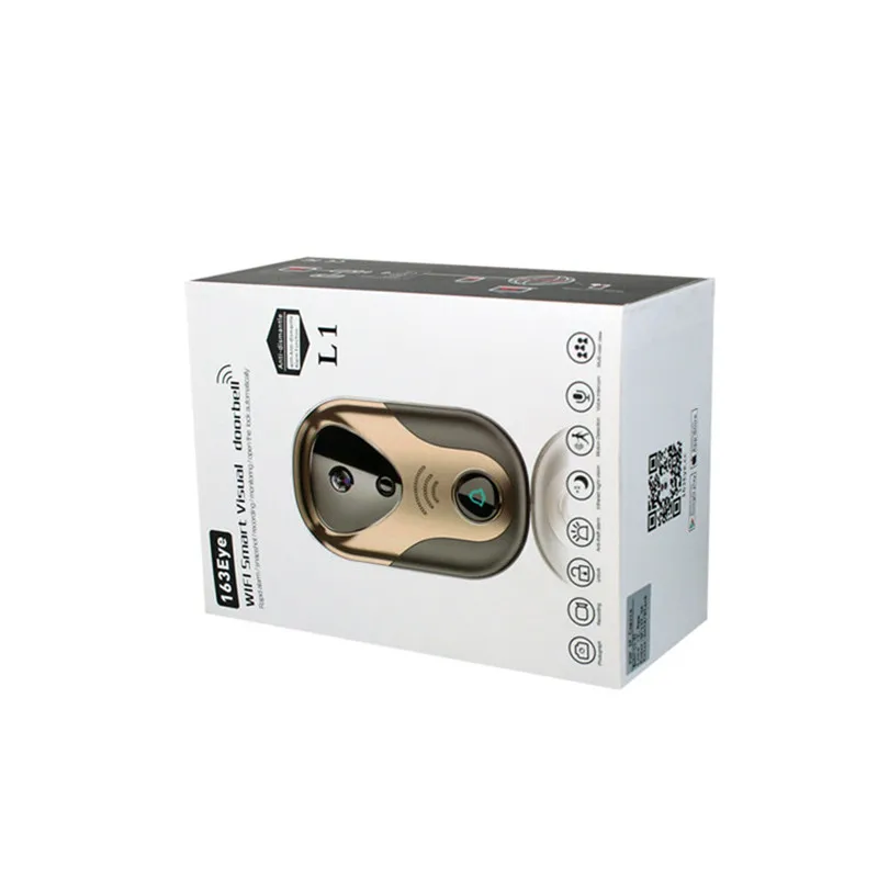 Wireless WIFI network electronic video doorbell home infrared night vision security cat eyes | Безопасность и защита