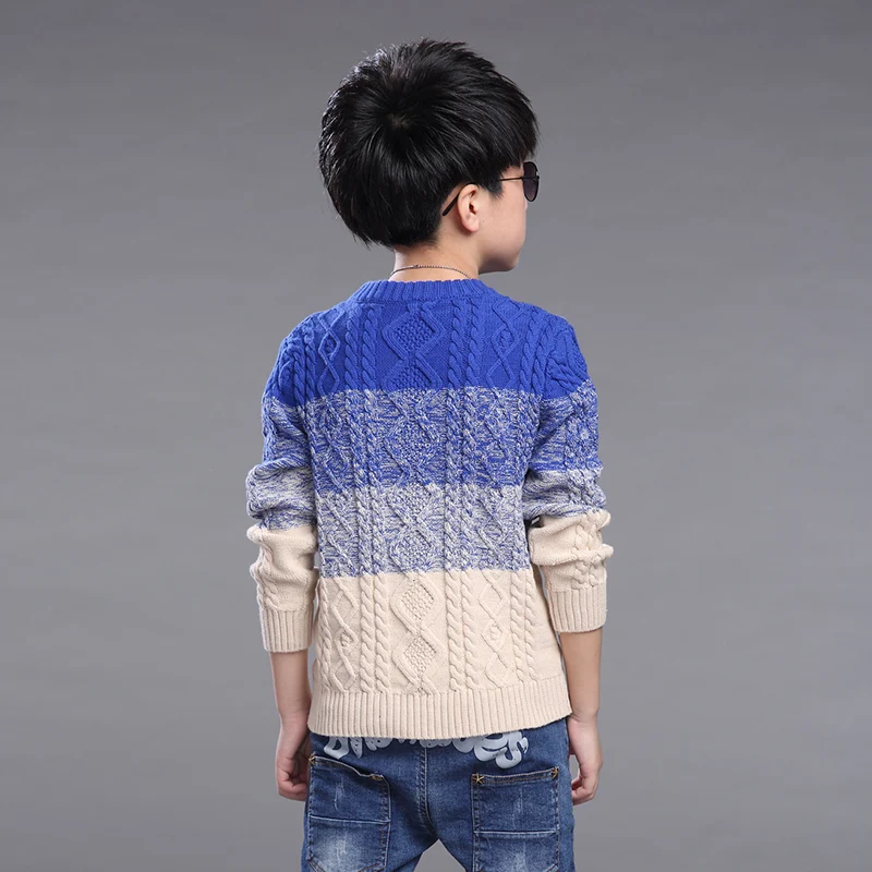 Импортные товары 2018 г. осень зима вязаные свитера разных цветов для мальчиков