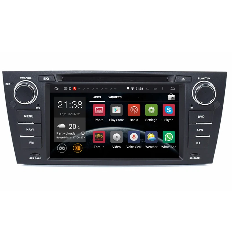 2G + 16G Android 6 0 HD четырехъядерный 7 &quotавтомобильный DVD плеер для BMW E90 серии dvd E91 E92 E93