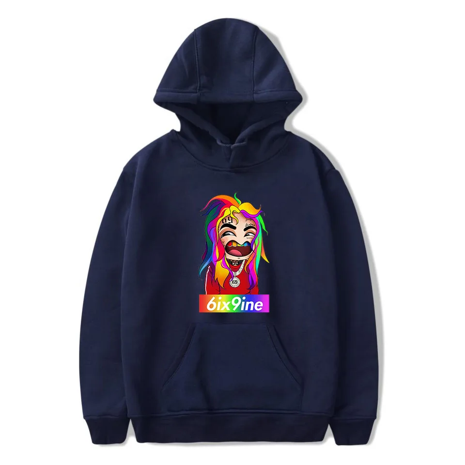 69 6ix9ine мультяшная толстовка мужская толстовка с капюшоном Рэпер Хип Хоп Уличная одежда свитшоты скейтборд Мужская/Женская забавная одежда