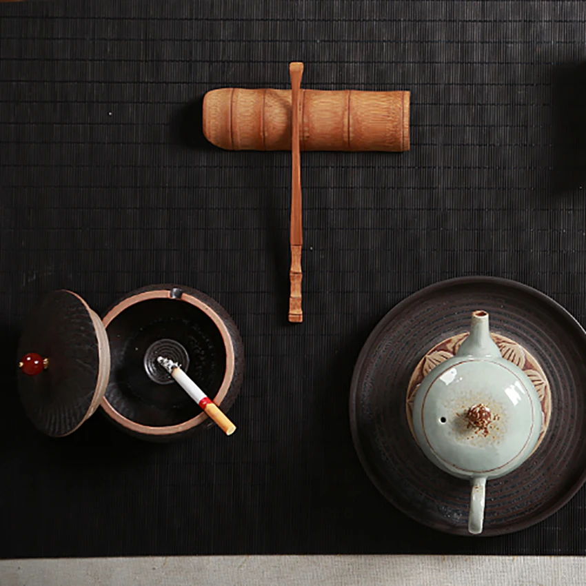 Пепельница керамическая для сигар пепельница с крышкой или без нее домашнего