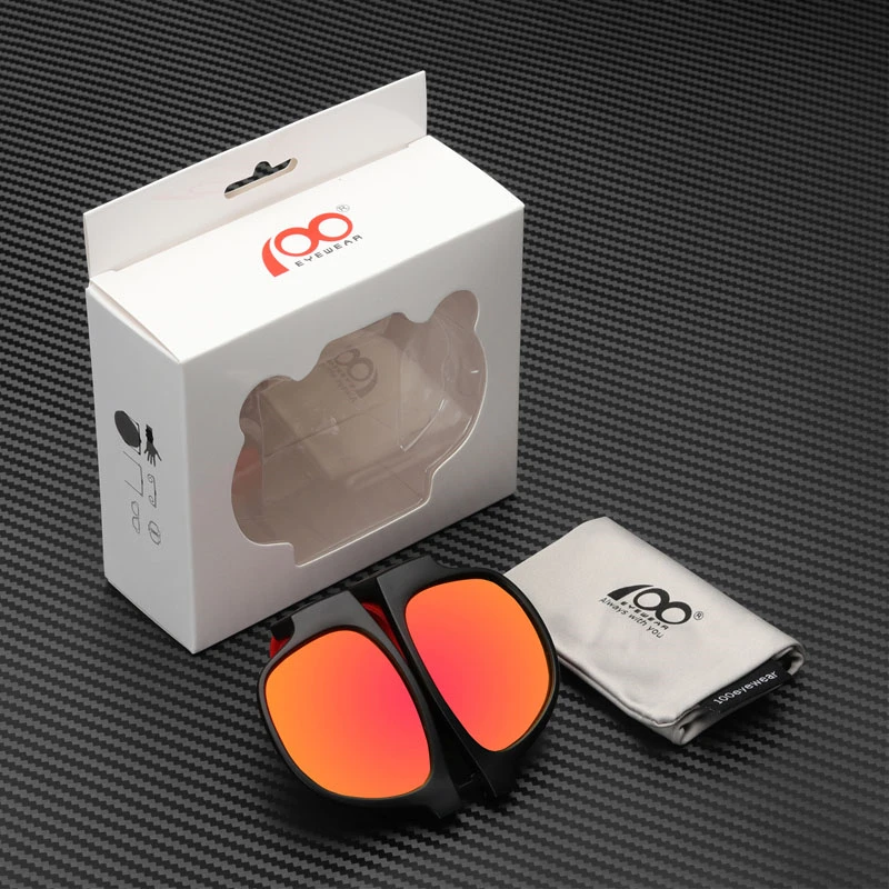 Высокое качество патент шлепок складные поляризованные солнцезащитные очки с