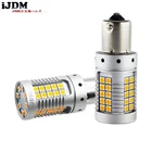 Светодиодная автолампа iJDM P21W PY21W, Canbus BA15S BAU15S 19 Вт 1156, 3030 SMD, Янтарный Белый Красный, ДХО светильник свет, лампа указателя поворота