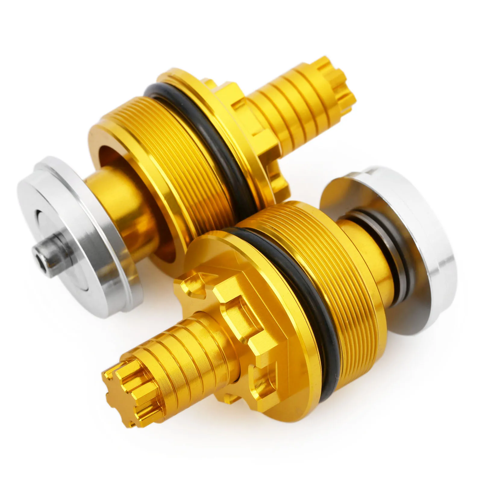 1 пара регуляторов предварительной нагрузки мотоцикла вилка болты крышка 41 мм CNC