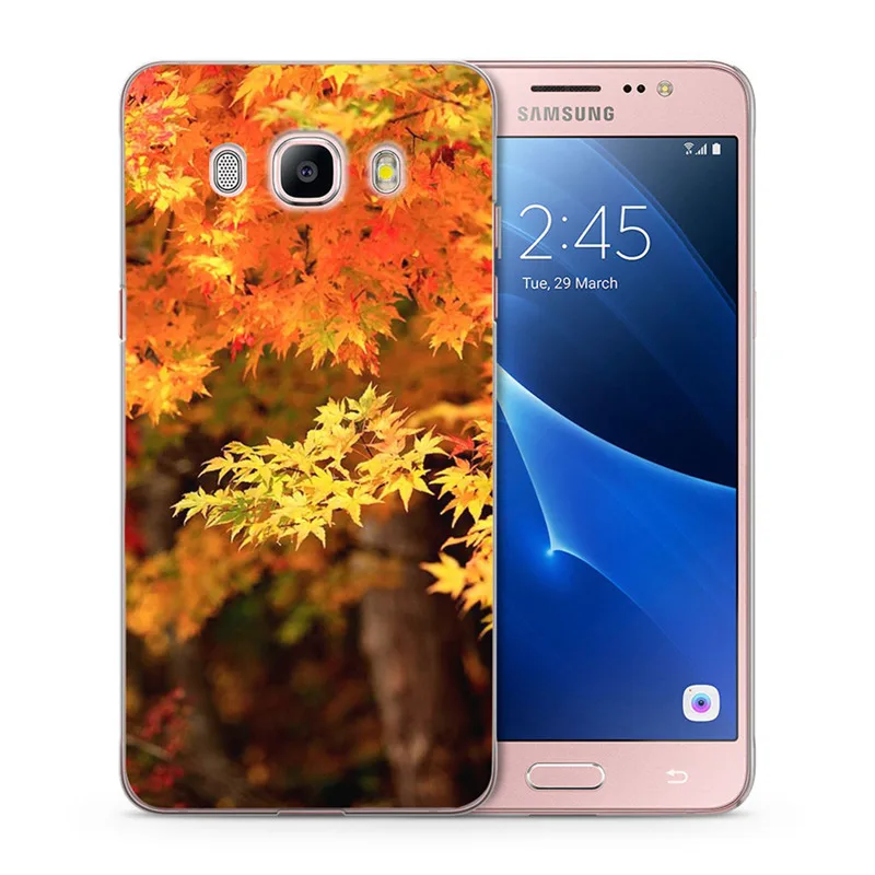 Осенние листья желтые Fallen золотой кленовый лист чехол для samsung Galaxy J120 J320 J330 J1 J5 J7 J2