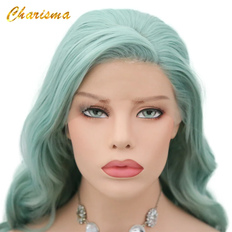 Синтетический кружевной фронтальный парик Charisma длинная объемная волна 24 дюйма