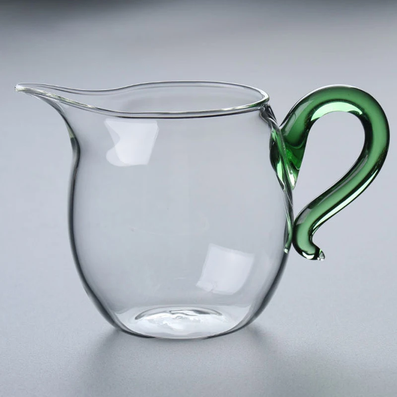 

350ml Heat-resistant Glass Fair Mug Serving Cup Sharing pot Tea filter Gift teaSet chinese Kungfu teaware hot sale