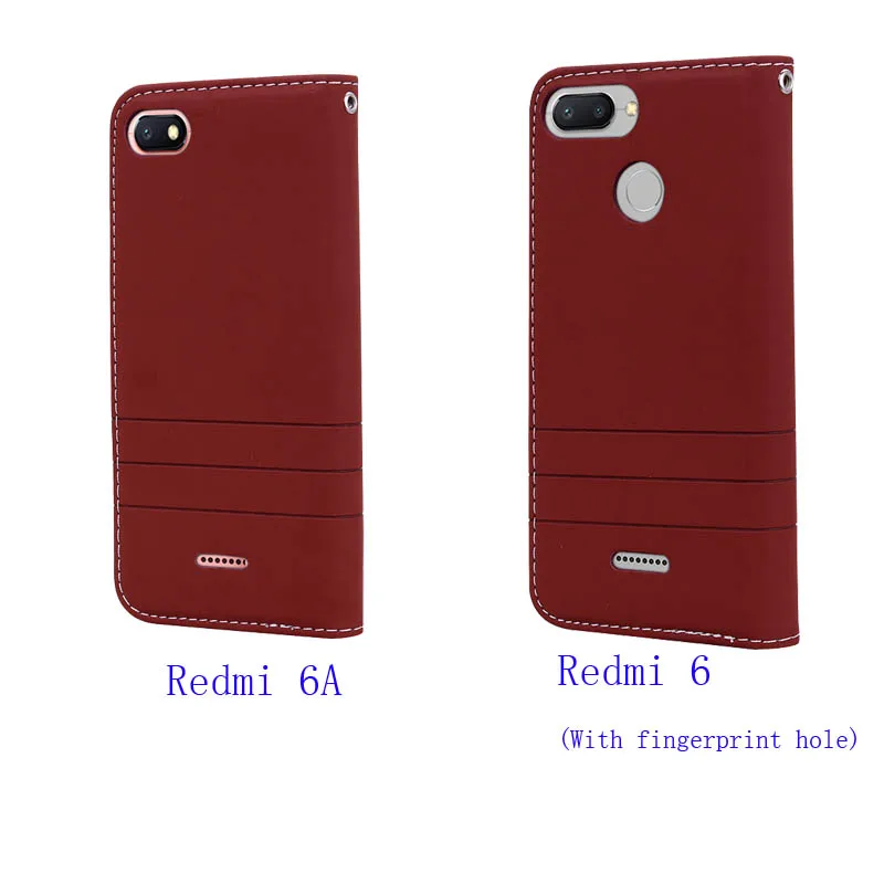 Флип-чехол для Xiaomi Redmi 6A мягкий чехол-накладка из кожзаменителя или силикона |