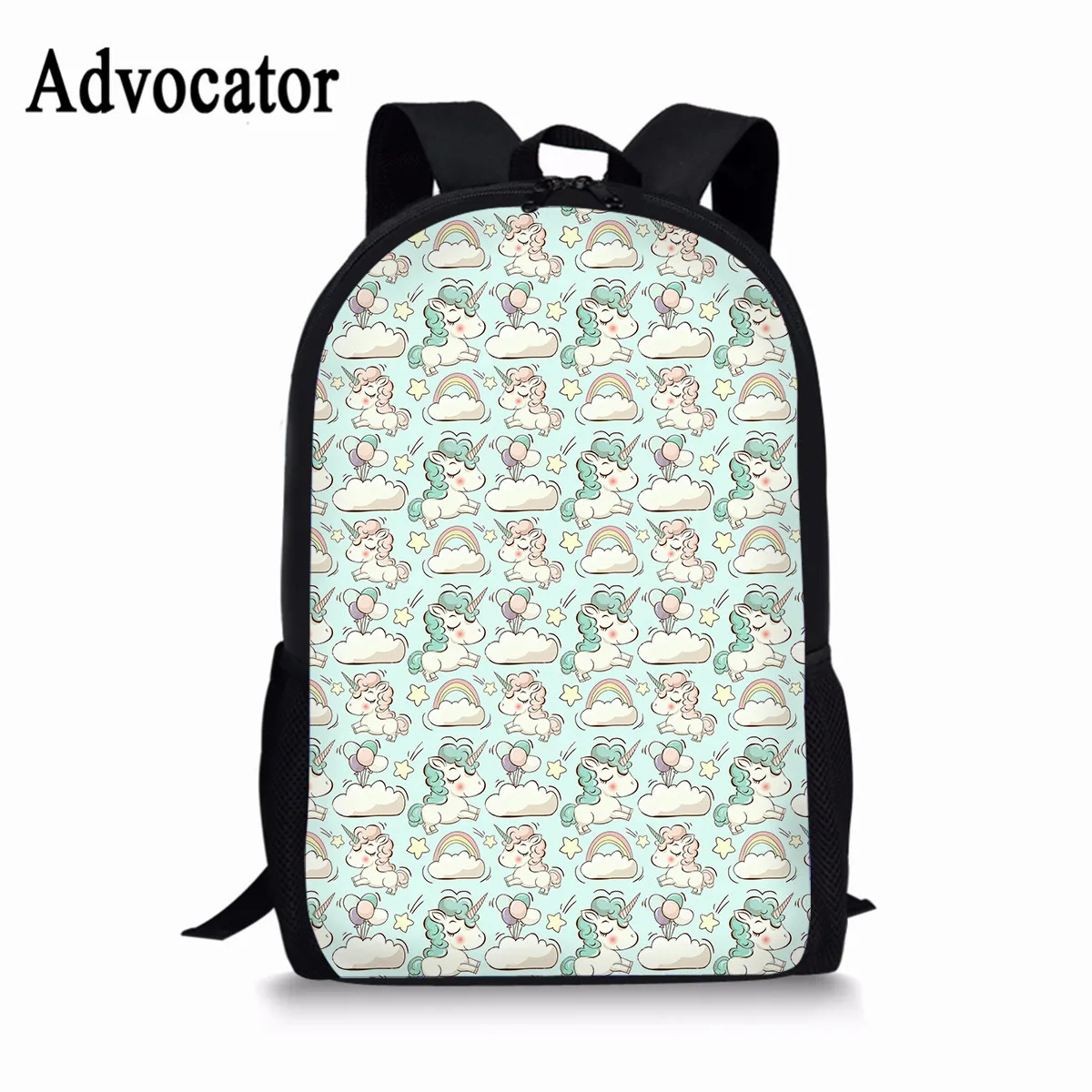 Advocator Fashion Cute Unicorn Backpacks for teenageer girls Cartoon Kawaii Bagpacks Women Girls School Bags Backpack Mochila