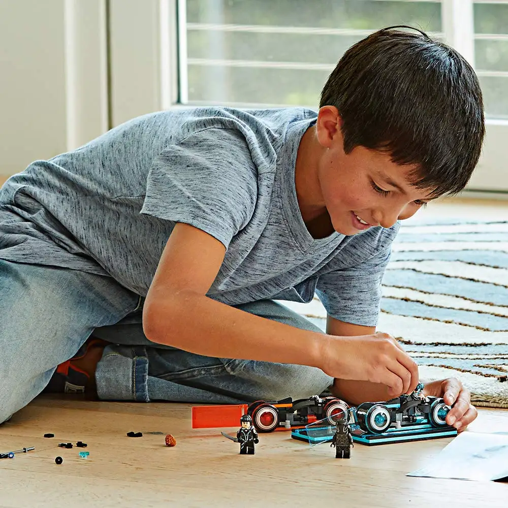 Bela Ideas TRON Legacy 21314 Строительная Игрушка совместима с Legoings 10881 Строительные кирпичи
