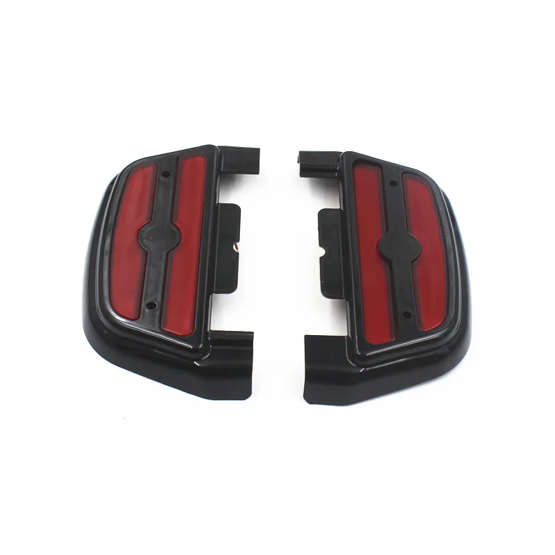 Motorcyle LED Light Passenger Footboard Floorboard Cover For Harley FLHX FLHT FLHR Road King Touring Trike Softail|Подставки под