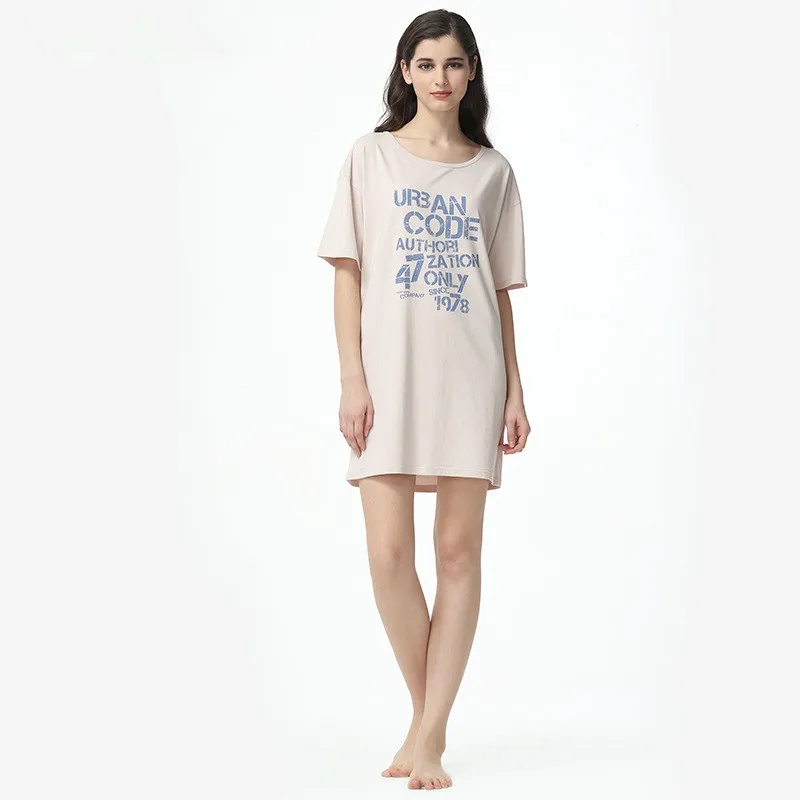 Женская Мода Белый Модальные Сексуальная Ночная Рубашка Летняя Ночь Платье С