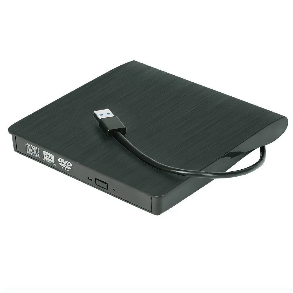 Тонкий портативный внешний USB 3,0 CD/DVD+/-RW привод DVD/CD rom Rewriter горелки высокая скорость передачи данных для ноутбуков настольных ПК