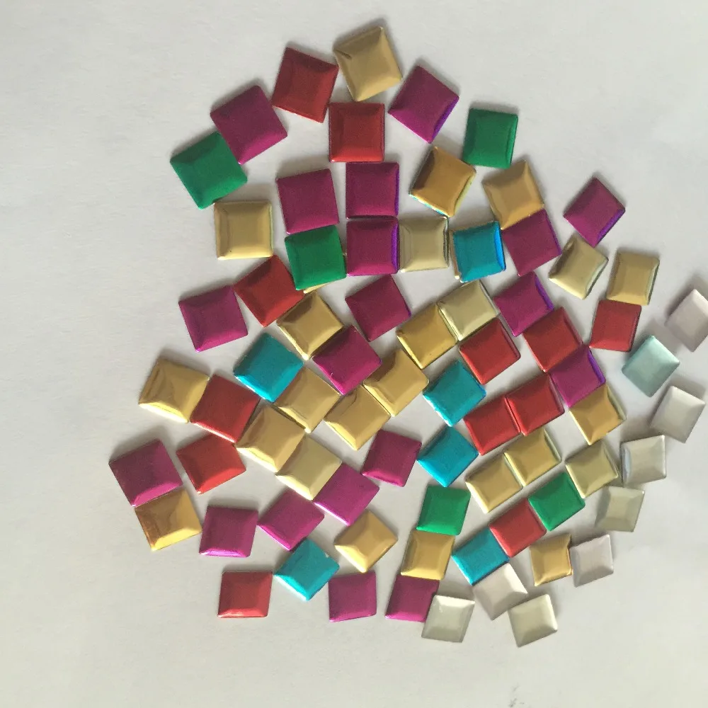 Разные цвета 7*7 мм Горячие фиксаторы Пирамида аксессуары для стразов